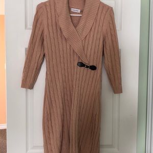 Calvin Klein sweater dress, blush - Small, EUC